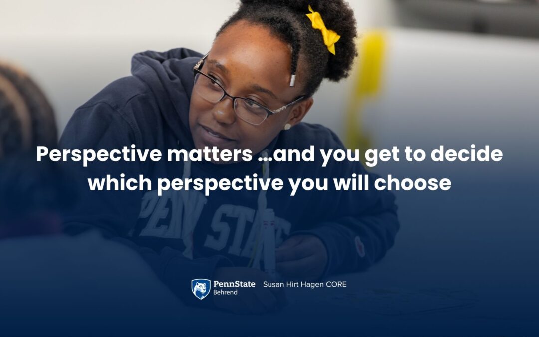 Perspective matters …and YOU get to decide which perspective you will choose
